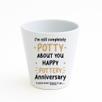 9th Wedding Anniversary Gifts Plant Pot 10cm x 9cm Gift For Wife
