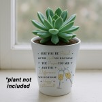 Retirement Gifts For Women Ceramic Plant Pot Congratulations