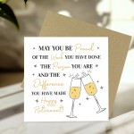 Retirement Card 145x145mm With Kraft Envelope Happy Retiremen