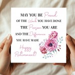 Happy Retirement Card For Colleague Friend Card Kraft Envelope