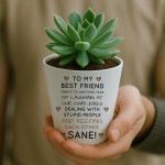 Funny Gift For Best Friend Plant Pot Friendship Gift Best Friend Funny Gift For Best Friend Plant Pot Friendship Gift Best Friend