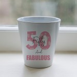 50th Birthday Gift For Mum Auntie Sister Best Friend Plant Pot