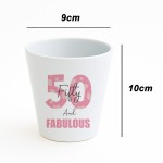 50th Birthday Gift For Mum Auntie Sister Best Friend Plant Pot