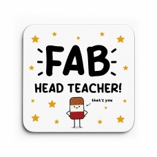 Gift For Head Teacher Fab Head Teacher Coaster Funny Gift