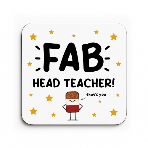 Gift For Head Teacher Fab Head Teacher Coaster Funny Gift Gift For Head Teacher Fab Head Teacher Coaster Funny Gift