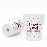 Thank You Gift For Teacher Personalised Floral Plant Pot