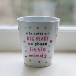 Thank You Gift For Teacher Big Heart Shape Little Minds Gifts