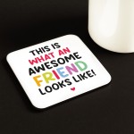 Funny Gift For Best Friend Coaster Best Friend Birthday Gift