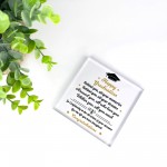 Happy Graduation Plaque Congratulations Graduate Degree Gift 