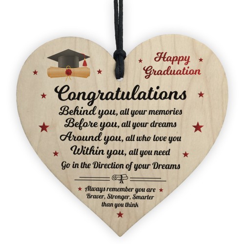 Graduation Gifts For Her Wooden Hanging Heart University Degree Graduation Gifts For Her Wooden Hanging Heart University Degree
