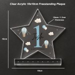 Personalised 1st Birthday Gift For Baby Boy Acrylic Star Plaque Personalised 1st Birthday Gift For Baby Boy Acrylic Star Plaque