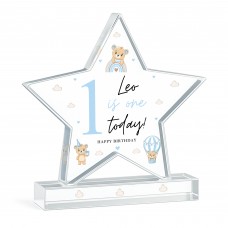 Personalised 1st Birthday Gift For Baby Boy ONE TODAY Star