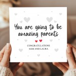 Pregnancy Card Personalised You Are Going To Be Amazing Parents