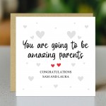 Pregnancy Card Personalised You Are Going To Be Amazing Parents
