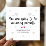 Pregnancy Card Personalised You Are Going To Be Amazing Parents