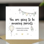 Personalised Pregnancy Card You Are Going To Be Amazing Parents