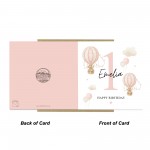 Personalised 1st Birthday Card Baby Girl First Birthday Card