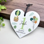 1st Birthday Gift For Son Grandson Nephew Heart Plaque 1st Birthday Gift For Son Grandson Nephew Heart Plaque