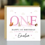 Personalised 1st First Birthday Card For Beautiful Daughter