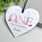 Happy 1st Birthday Gift For Daughter Granddaughter Niece Heart Happy 1st Birthday Gift For Daughter Granddaughter Niece Heart