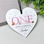 Happy 1st Birthday Gift For Daughter Granddaughter Niece Heart Happy 1st Birthday Gift For Daughter Granddaughter Niece Heart