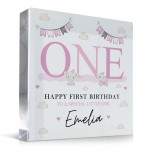 Happy 1st Birthday Gift For Daughter Plaque First Birthday