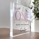 Happy 1st Birthday Gift For Daughter Plaque First Birthday