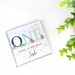 Happy 1st Birthday Gift For Son Acrylic Plaque First Birthday