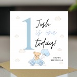 Personalised ONE TODAY 1st Birthday Card Son Grandson Nephew