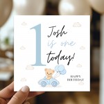 Personalised ONE TODAY 1st Birthday Card Son Grandson Nephew