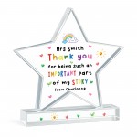 PERSONALISED Thank You Gift For Teacher Assistant Keyworker