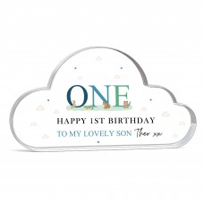 Happy 1st Birthday Gift For Son Personalised Nursery Decor