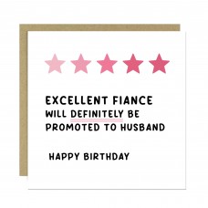 Funny Birthday Card For Fiance With Kraft Envelope Fiance Card