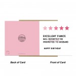 Funny Birthday Card For Fiance With Kraft Envelope Fiance Card