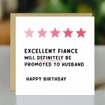 Funny Birthday Card For Fiance With Kraft Envelope Fiance Card
