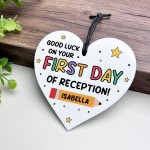 Personalised Good Luck Gift For First Day Of Reception Heart Personalised Good Luck Gift For First Day Of Reception Heart