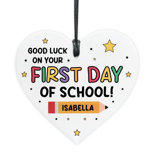 Personalised Good Luck Gift For First Day Of School Gift Personalised Good Luck Gift For First Day Of School Gift