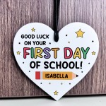 Personalised Good Luck Gift For First Day Of School Gift Personalised Good Luck Gift For First Day Of School Gift