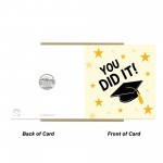 Graduation Card For Daughter Son YOU DID IT Card Congratulations