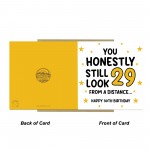 Funny 30th Birthday Card For Men Women With Kraft Envelope