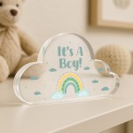 It's A Boy Gender Reveal Plaque Keepsake Nursery Decor Gifts