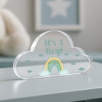 It's A Boy Gender Reveal Plaque Keepsake Nursery Decor Gifts