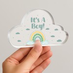 It's A Boy Gender Reveal Plaque Keepsake Nursery Decor Gifts