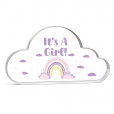It's A Girl Gender Reveal Plaque Keepsake Nursery Decor Gifts 