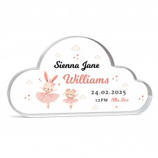 Gift For Daughter Niece Granddaughter Baby Girl Cloud Plaque
