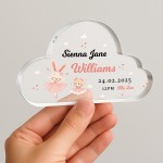 Gift For Daughter Niece Granddaughter Baby Girl Cloud Plaque