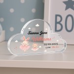 Gift For Daughter Niece Granddaughter Baby Girl Cloud Plaque