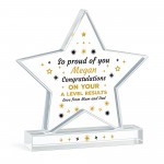 Personalised Congratulations Gift For A Level Results Day