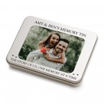 Personalised Keepsake Storage Tin For Couple Anniversary Present Personalised Keepsake Storage Tin For Couple Anniversary Present