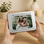 Personalised Keepsake Storage Tin For Couple Anniversary Present Personalised Keepsake Storage Tin For Couple Anniversary Present
